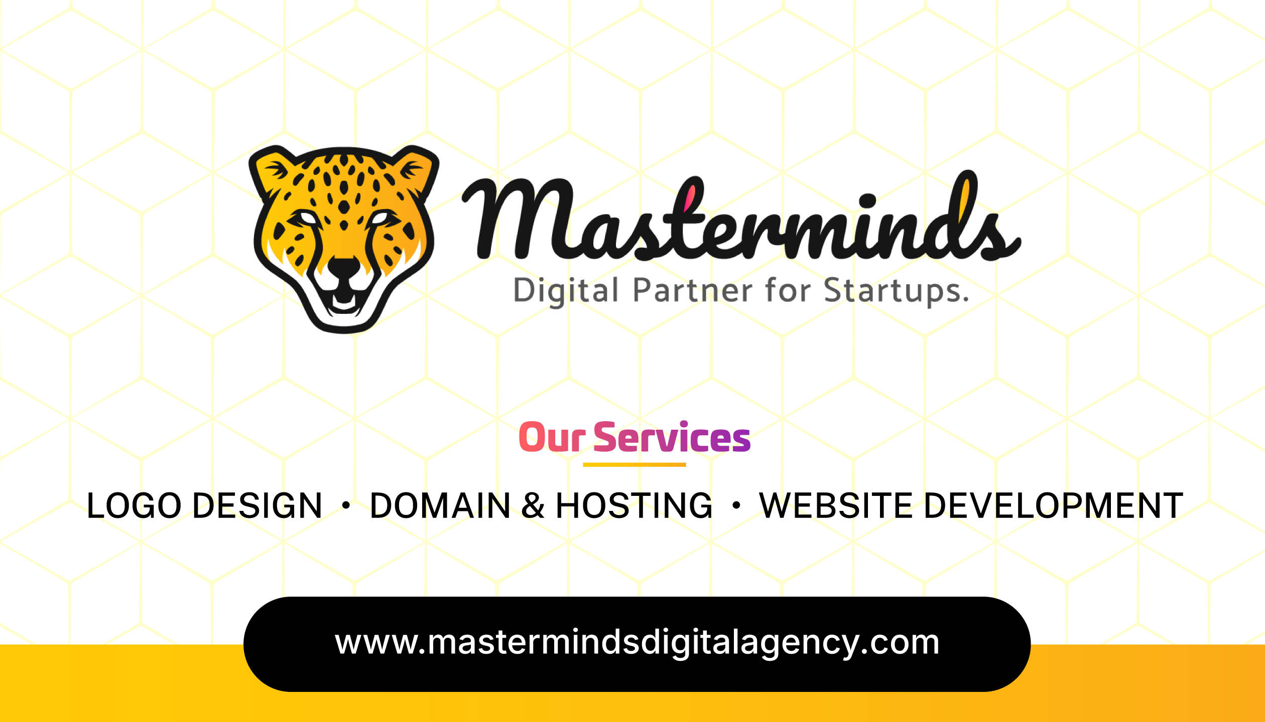 Business card — Nehru Dhanabalan, CEO & Founder, Masterminds